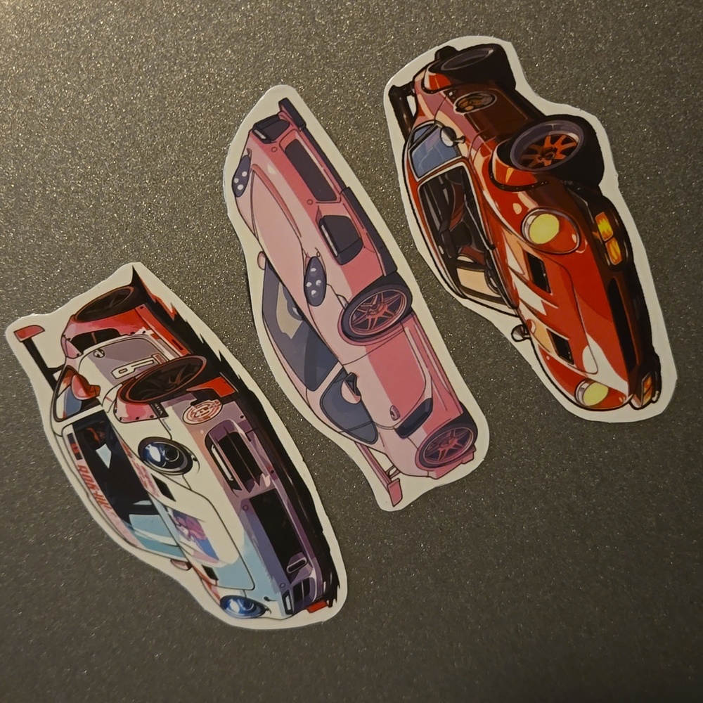 Porsche Car Magnets - Custom